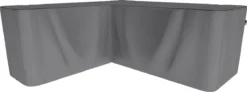 SORARA® Hoes Loungeset Hoekbank 235 X 235 X 70/100 Cm Grijs - Luxe Beschermhoes Tuinbank Met Aantrekkoord. -Tuinwereld Verkoop 1200x449