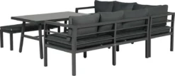 Blakes Lounge Diningset - 4 Delig - Donker Grijs -Tuinwereld Verkoop 1200x518
