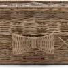 Riviera Maison Bloempot Voor Binnen Naturel - Rustic Rattan Bow Planter Oval