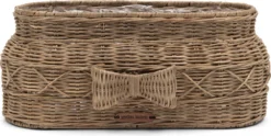 Riviera Maison Bloempot Voor Binnen Naturel - Rustic Rattan Bow Planter Oval