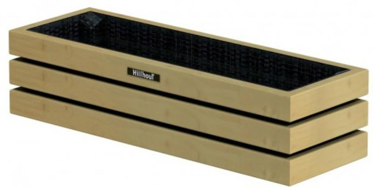 Hillhout - Elan Mini Bloembak - Vuren - 60x20x15 Cm 1 Hillhout - Elan Mini Bloembak - Vuren - 60x20x15 Cm