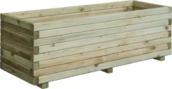 Intergard Houten Bloembakken Plantenbakken Rechthoek 80x40x35cm -Tuinwereld Verkoop 1200x621 1