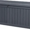 Keter Rockwood Opbergbox - 570L - 155x72.4x64.4cm - Grafiet