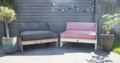 2L Home & Garden Rugkussen Velvet Oud Roze - 120 X 40cm -Tuinwereld Verkoop 1200x635