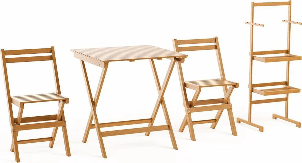 Bistro Set Hout Balkonset FSC – Patio Set Tuin – Houten Frans Tuinsetje – Kleine Tuinset – Complete Kleine Balkon Tafelset Met Gratis Bijzettafel – Hardhout FSC Balkonstoelen & Balkon Tafel - Tuintafel En Stoelen - Bistroset Van Hout – Balcony Set 15 Bistro Set Hout Balkonset FSC – Patio Set Tuin – Houten Frans Tuinsetje – Kleine Tuinset – Complete Kleine Balkon Tafelset Met Gratis Bijzettafel – Hardhout FSC Balkonstoelen & Balkon Tafel - Tuintafel En Stoelen - Bistroset Van Hout – Balcony Set - Afbeelding 15