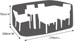 SORARA® Tuinmeubelhoes - Beschermhoes Tuinset - 160 X 90 X 70 Cm. -Tuinwereld Verkoop 1200x665