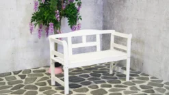 SenS-Line Friesen Tuinbank - Hout - Wit -Tuinwereld Verkoop 1200x675 2