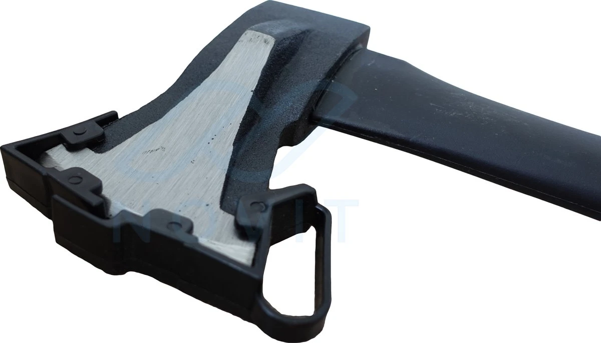 Novit Kloofbijl 1kg - Bijl Met Fiber Handvat - Handbijl - Hakbijl 2 Novit Kloofbijl 1kg - Bijl Met Fiber Handvat - Handbijl - Hakbijl - Afbeelding 2