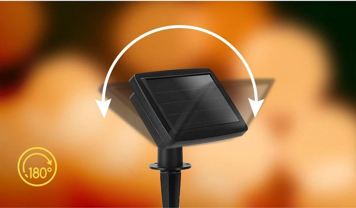 Aigostar 10VRG Solar Lichtsnoer - Lichtslinger Op Zonne-energie - Lampjes Slinger - 20 Transparante LED - 3000K - 5.8 Meter 12 Aigostar 10VRG Solar Lichtsnoer - Lichtslinger Op Zonne-energie - Lampjes Slinger - 20 Transparante LED - 3000K - 5.8 Meter - Afbeelding 12