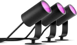 Philips Hue Lily Tuinspot Starterspakket - Prikspot White And Color Ambiance - Prikspots Voor Buiten - Tuinverlichting - 4 Spots - Zwart -Tuinwereld Verkoop 1200x716 2