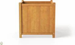 Houten Plantenbak Met Wieltjes 50x50 - Geolied Duurzaam FSC Acaciahout – Bloembak Buiten - Plantenbakken Buiten - Perfecthomeshop -Tuinwereld Verkoop 1200x720 8