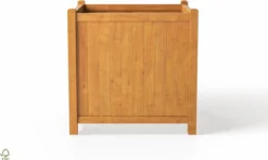 Houten Plantenbak Met Wieltjes 50x50 - Geolied Duurzaam FSC Acaciahout – Bloembak Buiten - Plantenbakken Buiten - Perfecthomeshop -Tuinwereld Verkoop 1200x720 9