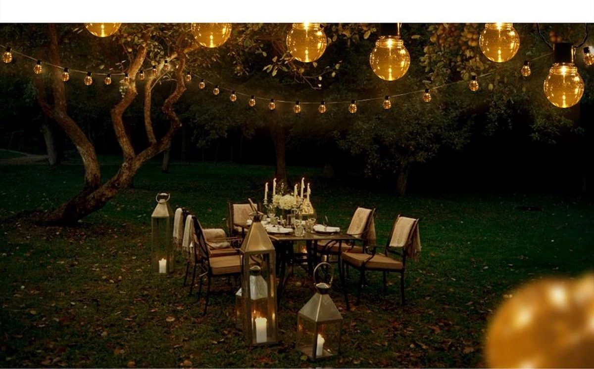 Aigostar 10VRG Solar Lichtsnoer - Lichtslinger Op Zonne-energie - Lampjes Slinger - 20 Transparante LED - 3000K - 5.8 Meter 15 Aigostar 10VRG Solar Lichtsnoer - Lichtslinger Op Zonne-energie - Lampjes Slinger - 20 Transparante LED - 3000K - 5.8 Meter - Afbeelding 15