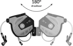 CoolHome Wandslangenbox 30 Meter + 2 Meter - Tuinslang Met Haspel- Slangenhouder 180° Draaibaar - Tuinslanghaspel Zwart - Grijs 11 CoolHome Wandslangenbox 30 Meter + 2 Meter - Tuinslang Met Haspel- Slangenhouder 180° Draaibaar - Tuinslanghaspel Zwart - Grijs -Tuinwereld Verkoop 1200x751 8