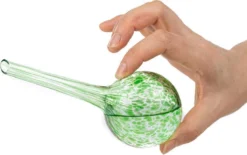 Merkloos Decopatent® 4 Stuks - Waterdruppelaar Voor Planten - Watergever - Glas - Waterbollen - Watergeefsysteem - Plantenbollen - Groen -Tuinwereld Verkoop 1200x752 5