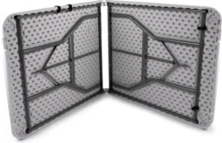 MaxxGarden Vouwtafel - Opvouwbare Kampeer Tafel - Tuin - Camping - Binnen - Weersbestendig - 180 X 74 X 74cm- Wit -Tuinwereld Verkoop 1200x779 2