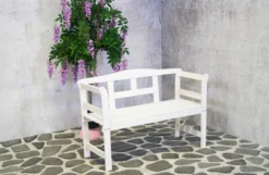 SenS-Line Friesen Tuinbank - Hout - Wit -Tuinwereld Verkoop 1200x784