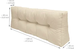 Beautissu Elements – Palletkussen 120x40cm - Rugkussen Natuur In Matraskussen Kwaliteit -Tuinwereld Verkoop 1200x790 2