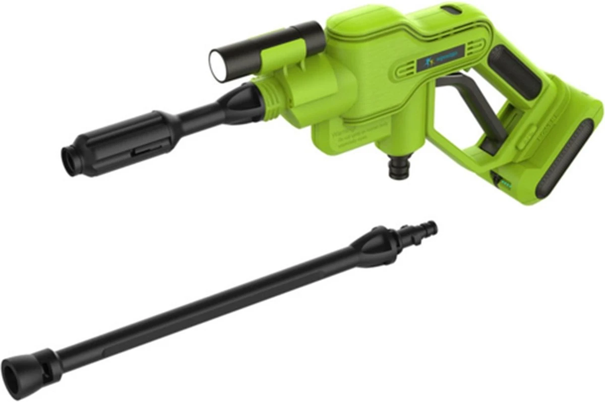 Aqua Hogedrukreiniger Op Accu - Draadloos - Voor Auto, Tuin, Terras En Raam 1 Aqua Hogedrukreiniger Op Accu - Draadloos - Voor Auto, Tuin, Terras En Raam