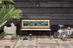 LIFA GARDEN Tuinbank Voor 2 Kinderen | Kinderbank Van Onbewerkt Hout En Ijzer | Nostalgische Tuinbank Met Jungle Afbeelding In De Rugleuning | Tuinbank Om Te Beitsen | 82 X 39 X 50 Cm -Tuinwereld Verkoop 1200x799 11