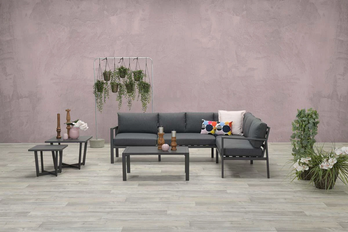 Garden Impressions Lexinton Loungeset - Verstelbaar - Aluminium - Zwart 7 Garden Impressions Lexinton Loungeset - Verstelbaar - Aluminium - Zwart - Afbeelding 7