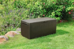 Opbergbox Tuin - Kussenbox Waterdicht - Bruin - Zitbox Kussenbox Voor Buiten - Voor Tuinmeubelen - Tuinkussens - Opberg Tuin - Kussenboxen - XL - Groot - 305 Liter -Tuinwereld Verkoop 1200x800 125