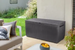 Opbergbox Tuin - Kussenbox Waterdicht - Bruin - Zitbox Kussenbox Voor Buiten - Voor Tuinmeubelen - Tuinkussens - Opberg Tuin - Kussenboxen - XL - Groot - 305 Liter -Tuinwereld Verkoop 1200x800 127