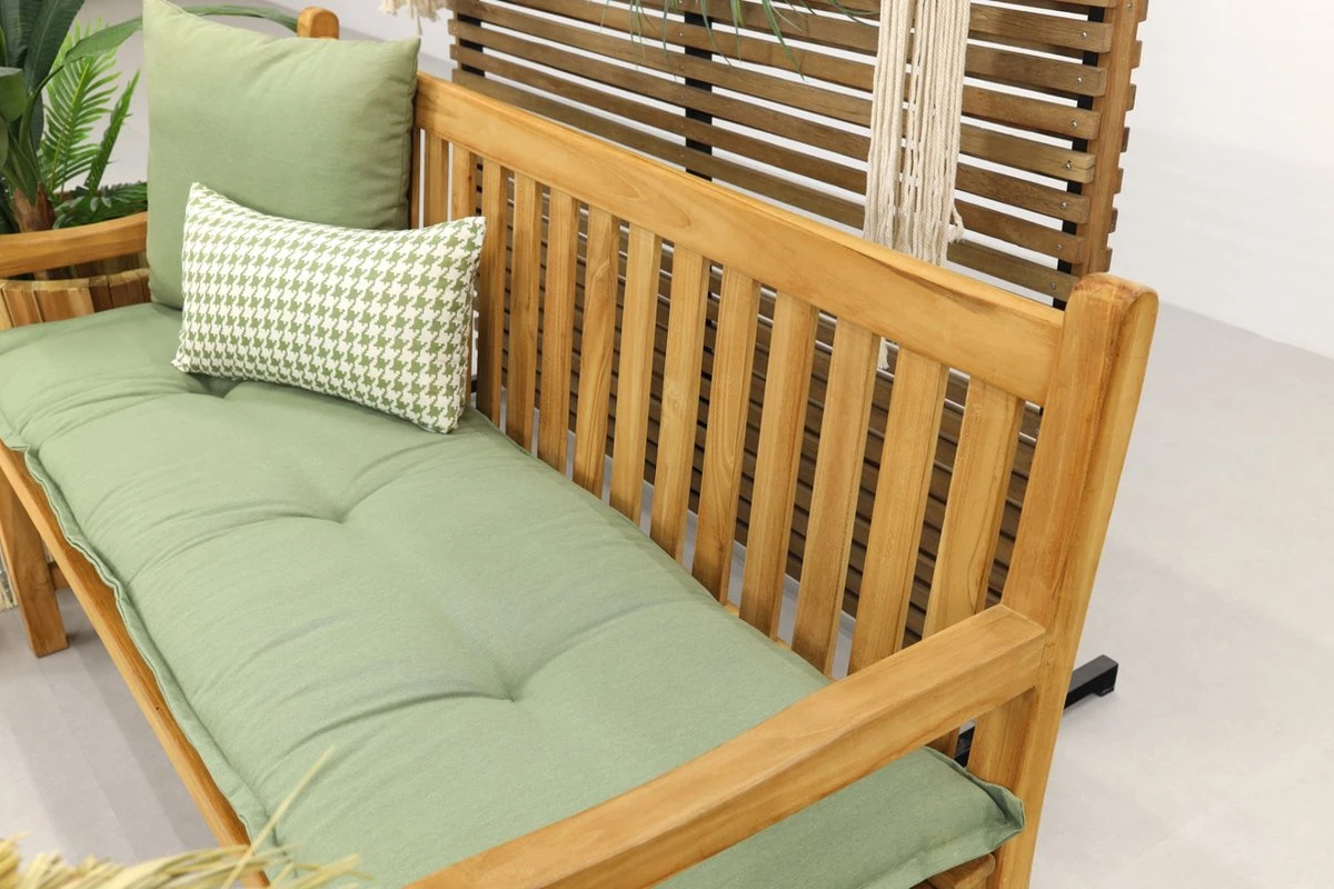 Teak Houten Tuinbank Bison - 150 Cm. 7 Teak Houten Tuinbank Bison - 150 Cm. - Afbeelding 7