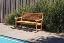 Merkloos TIERRA | Tuinbank Van Teak Comfort Plus + | 150 Cm - 3-Persoons / 3-Zits | Naturel / Original | BONANY Luxe | Geschuurd & Olie Op Waterbasis | Klassiek & Traditioneel | Stevig | Tuinzetel | Bank Voor Tuin -Tuinwereld Verkoop 1200x800 46