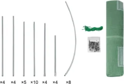 Kas 300x200x190 Cm, Foliekas Wintervast, Tomatenhuis Met Deur 6 Ramen 12 Kas 300x200x190 Cm, Foliekas Wintervast, Tomatenhuis Met Deur 6 Ramen -Tuinwereld Verkoop 1200x810 12