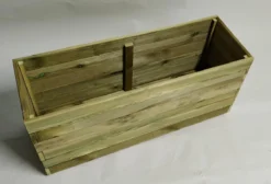 Plantenbak Bloembak Balkonbak Grenen Hout Geïmpregneerd 98x33x43cm - Handgemaakt - Duurzaam - Zwaar -Tuinwereld Verkoop 1200x815 10