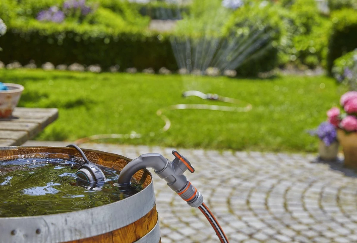 GARDENA - Regentonpomp 4000/1 - Telescopische Aluminium Hals 4 GARDENA - Regentonpomp 4000/1 - Telescopische Aluminium Hals - Afbeelding 4