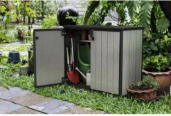 Keter Patio Store Opbergkast - 139,5x77x120cm - Grijs -Tuinwereld Verkoop 1200x817 2