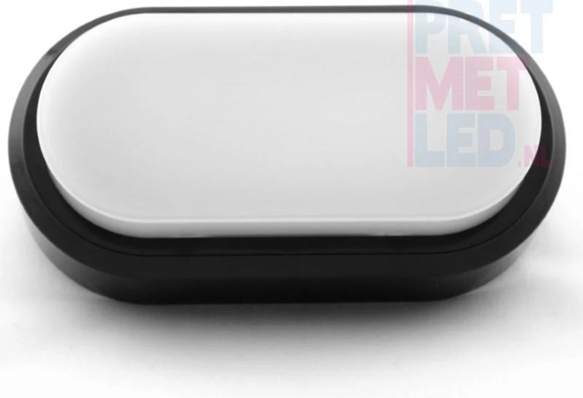 V-Tac Zwarte Ovale LED Plafondlamp Klein 4 V-Tac Zwarte Ovale LED Plafondlamp Klein - Afbeelding 4