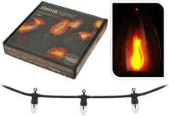 Merkloos Sprookjesverlichting 3,6 M Met 10 Bollen Warm Wit Vlameffect 16 Merkloos Sprookjesverlichting 3,6 M Met 10 Bollen Warm Wit Vlameffect -Tuinwereld Verkoop 1200x821 3