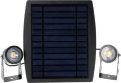 Proventa Longlife Solar LED Tuinspots Inclusief Zonnepanelen - 4 X LED Prikspot + 2 X Zonnepaneel -Tuinwereld Verkoop 1200x823 1
