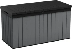 Keter Darwin Opbergbox - 570L - 142,5x65,5x78,2cm - Grijs