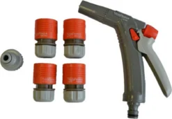 Slangenwagen Met 50 Meter Tuinslang | Eagle Garden | Incl. Spuitkopstuk En Connectors | Geel -Tuinwereld Verkoop 1200x835 5