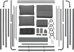 Schommelbank / Ligbank Kassandra - Donkergrijs 30 Schommelbank / Ligbank Kassandra - Donkergrijs -Tuinwereld Verkoop 1200x846