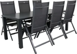 Hartman Napoli/Alma 210 Cm. Tuinset - 7-delig Verstelbaar