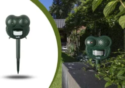 909 Outdoor - Ultrasone Dierenverjager - 4x AA-Alkalinebatterijen - 13,6 X 7,5 X 13 Cm -Tuinwereld Verkoop 1200x850 7