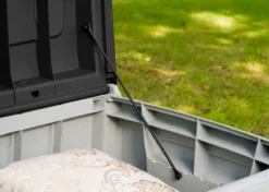 Keter Novel Opbergbox - 340L - 124x55x62.5cm - Grijs -Tuinwereld Verkoop 1200x855 3