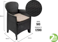 Pro Garden - Tuinset 5-delig Met Kussens 18 Pro Garden - Tuinset 5-delig Met Kussens -Tuinwereld Verkoop 1200x858 1