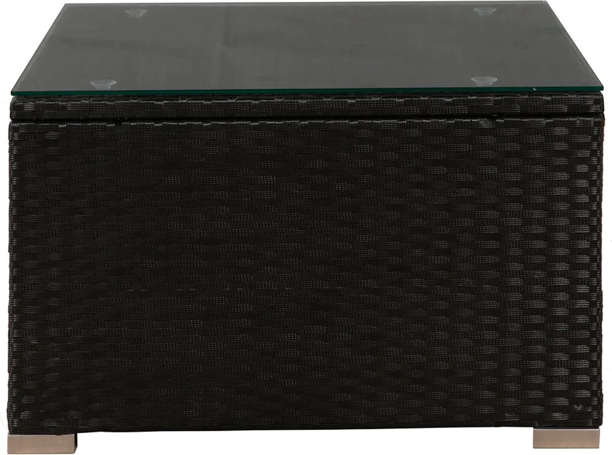 Polyrotan Loungeset Punta Cana L - Zwart 16 Polyrotan Loungeset Punta Cana L - Zwart - Afbeelding 16