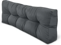 Beautissu Style – Palletkussen Set – 1x Zitkussen 120x80 Cm & 1x Rugkussen 120x40 Cm – Graphiet Grijs -Tuinwereld Verkoop 1200x895 2