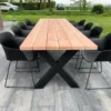 Tuintafel Douglas 300 Cm X 90 Cm | Stalen Poten | 8-10 Personen | DuuMaa
