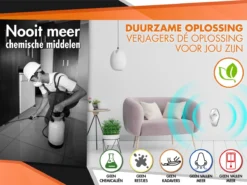 Hillar Ultrasone Muizenverjager - Diervriendelijke Ongedierte Verjager - Pest Reject - Ratten Bestrijden - Geluidloos - Wit -Tuinwereld Verkoop 1200x900 91