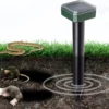 Merkloos Solar Mollenverjager - Mollenbestrijding Ultrasoon Geluid Op Zonne-Energie - Mollen Bestrijding - Mollenval