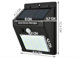 Solar LED Lamp Met Bewegingssensor - 20 LEDs - Zwart - Voor Buiten - Zonne-energie -Tuinwereld Verkoop 1200x908 4