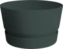 Elho Greenville Schaal 33 - Bloempot Voor Buiten - Ø 32.5 X H 19.4 Cm - Groen/Blad Groen -Tuinwereld Verkoop 1200x926 5